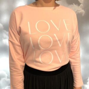Triple Love Oversized Sweatshirt